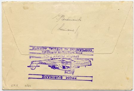 Suriname 1931 Do-X Flight Cover to Holland, C8-14