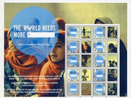 UN Personalized Sheets S53 1071 2013 $1.10 World Humanitarian Day