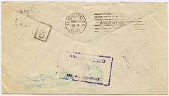 Argentina / Paraguay 1930 Pan Am Zeppelin Flight