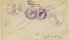 US New Hampshire, Alton 629, 643  Fancy Cancel Cover