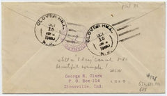 US New Jersey, Clover Hill 632, 636, 642, 688 Fancy Cancel Cover