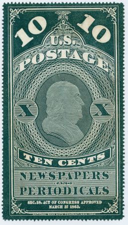 US PR2 Newspaper Mint VF, NGAI, Small Thin cv $350