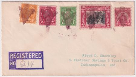 US Wisconsin, Keshena 632, 634, 642 Fancy Cancel Cover, Arrowhead