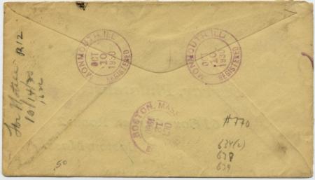 US Illinois, Monmouth 634, 638, 639 Fancy Cancel Cover, Star