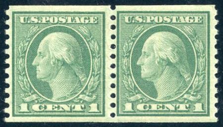 US 452 Washington / Franklin F - VF NH Pair cv $55