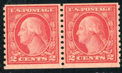 US 454 Washington / Franklin F - VF NH Pair, Fresh! cv $360