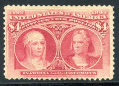 US 244 Early Commemoratives F H Neat Remnant - Fresh cv $2,000