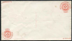 US EBo1 Untersander 1880 Patent Return Envelope Essay by Charles K. Marshall Vicksburg, MS F - VF