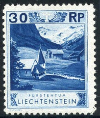 Liechtenstein 99a F - VF NH Mint  11 1/2 x 10 1/2 signed Zumstein