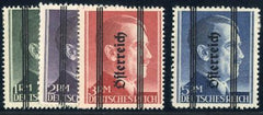 Austria 424-7 F - VF + Mint LH Genuine Grazer Overprints