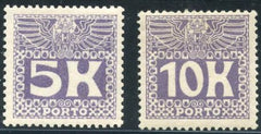 Austria J45-6 F - VF LH Scarce and Undervalued Set cv $320