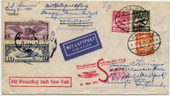 Danzig / US 1931 (May 19) Bremen Catapult Cover to NY