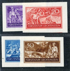 Liechtenstein 132 - 134  XF NH Imperf Set