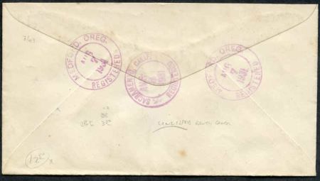 US Oregon, Medford 566, U429 Fancy Cancel Cover, REG