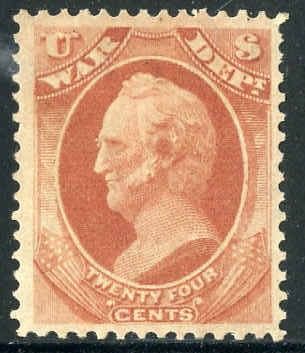 US O91 Officials VF - XF Hinged Mint cv $85