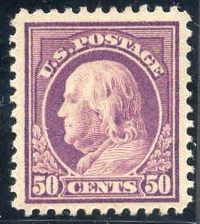 US 517 Washington / Franklin XF - Superb LH Large Margins Beautiful Centering