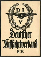 Germany 1926 Glider Flight Card for Meet