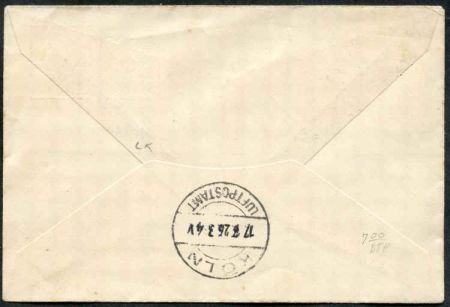 Germany 1926 Brunwick - Cologne Airmail Cover