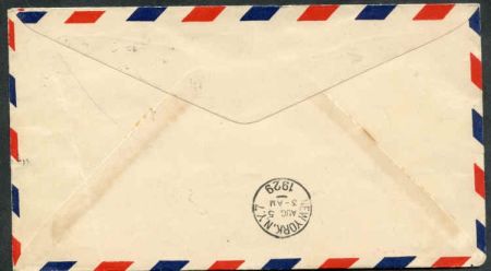 Germany 1929 Zeppelin 1st No. Am. Flight Cover with C37