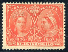 Canada 59 F - VF Hinged - Hinge Remnant cv $275