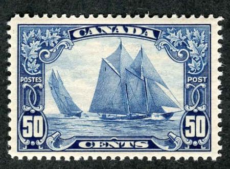 Canada 158 F - VF + LH cv $225