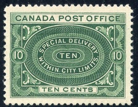 Canada E1 LH XF - Sup Appears NH cv $125