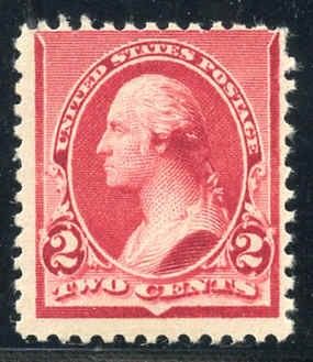 US 220a Bank Notes F NH Cap on left "2" Fresh, 1 short perf UR cv $425