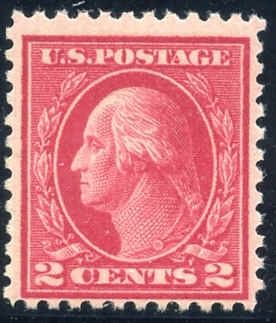 US 500 Washington / Franklin F NH Pristine Rich Color - Strong Type cv $550