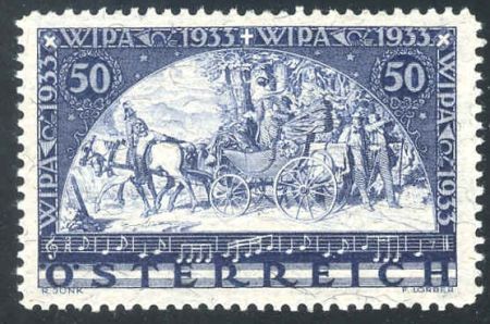 Austria B110a VF - XF Mint NH WIPA on Granite Paper cv $600