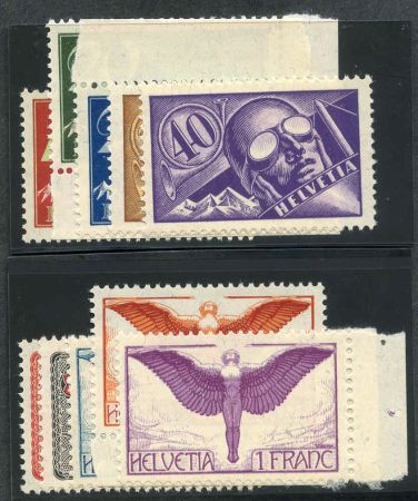 Switzerland C3 - C12 Mint VF NH Pristine cv $275
