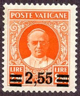 Vatican 38 VF LH Signed cv $150