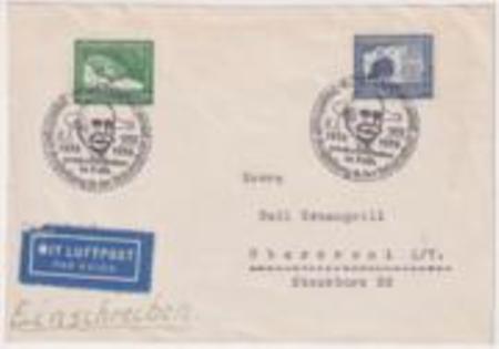 Germany 1938 Cover with C59 - C60