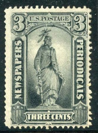 US PR10 Newspapers F - VF Regummed cv 120.00 as no gum