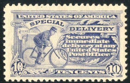 US E11b Special Delivery F - VF LH Gray Violet Shades cv $35