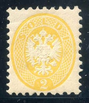 Austria - Lombardy - Venetia 20 VF - XF Mint LH Fresh OG Very Well Centered for this issue cv $640