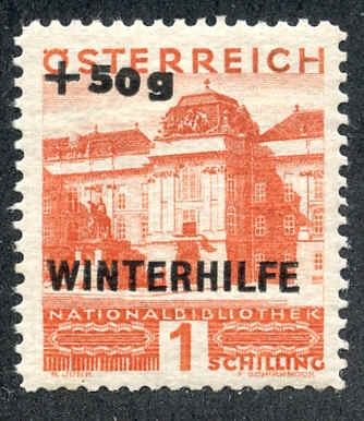 Austria B121 F - VF LH Variety dropped "O" 1933