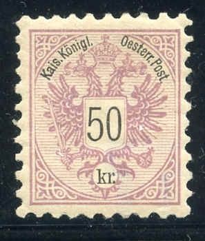 Austria 46b XF - Superb Mint LH Pristine, Signed, Barely Hinged Brief Marken Watermark