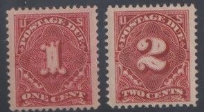 US J45-6 Postage Dues VF - XF Barely Hinged cv as 85 $100