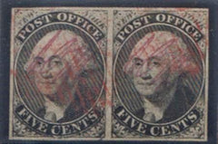 US 9X1 Early Classics VF Used Pair