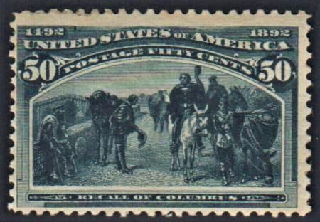 US 240 Early Commemoratives Mint NH F+ Uniformly Somewhat Toned Gum