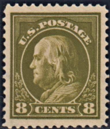 US 414 Washington / Franklin Unused NH XF Superior New PFC 95 - Spectacular! Jumbo Margins, Among the Nicest Known!