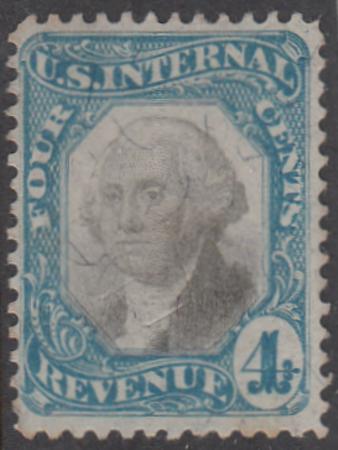 US R106 Revenue Used F - VF Slight Cut Cancel cv $65