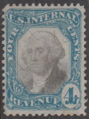 US R106 Revenue Used F - VF Slight Cut Cancel cv $65