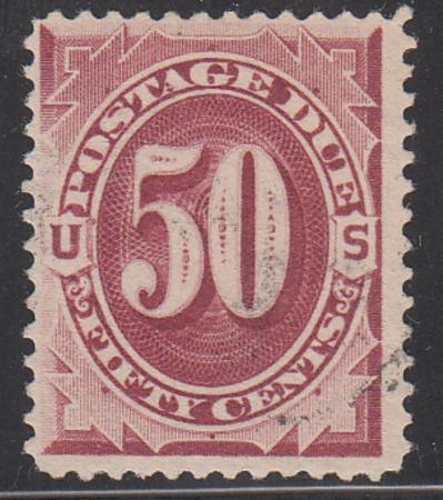 US J28 Used F-VF Postage Dues Barely Cancelled
