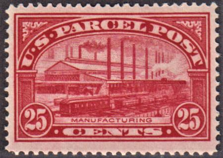 US Q9 Parcel Post Hinged XF Jumbo Margins cv $82.50++