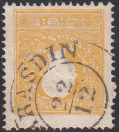 Austria 6 Used F - VF Unusually Rich Color, Great Cancel