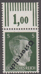 Austria 390 NH F - VF Inverted Overprint Top Margin