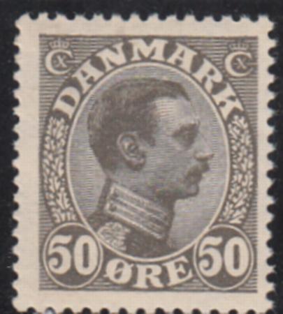 Denmark 122a NH F - VF Olive Gray cv $210