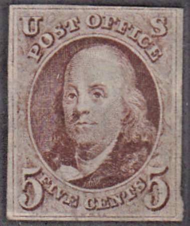 US 1 Early Classics Used VF 4 Margins Very Light