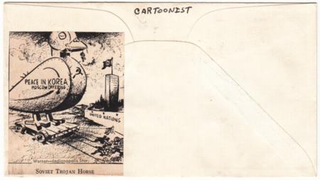 US 1001 FDC Signed by Cartoonist Charles Werner
